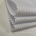 Newest Process 55% Cotton 45% Polyester Yarn Dyed Stripe Twill W/F Natural Stretch Fabric